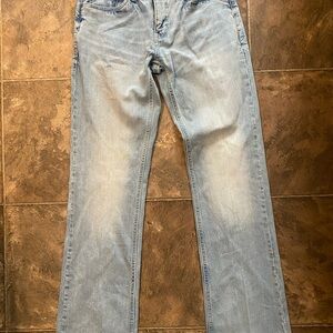 Reclaim Vintage Light Blue Regular Bootleg Jeans